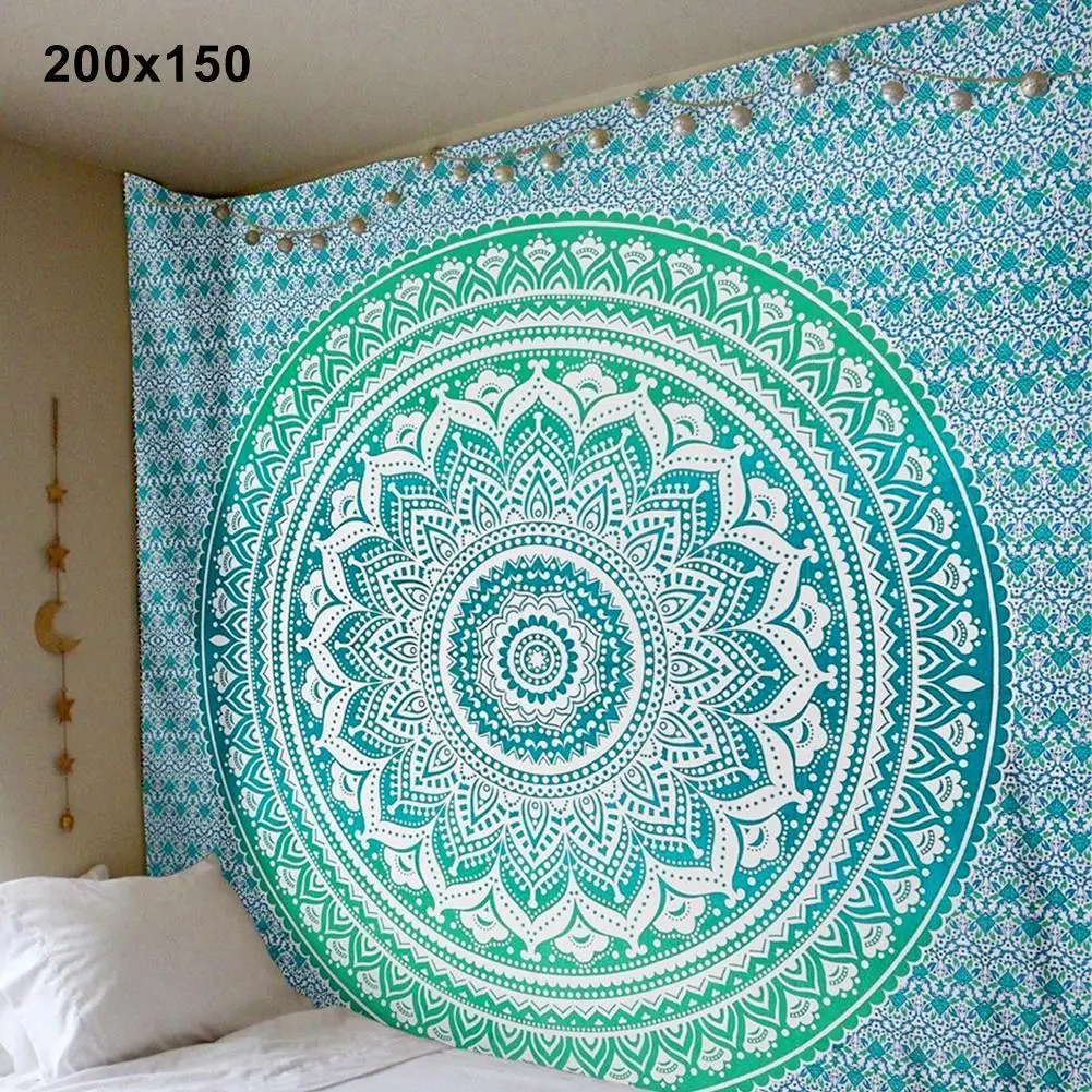 Home Office Yoga Room - Mandala Bohemian Yoga Mat Beach Towel