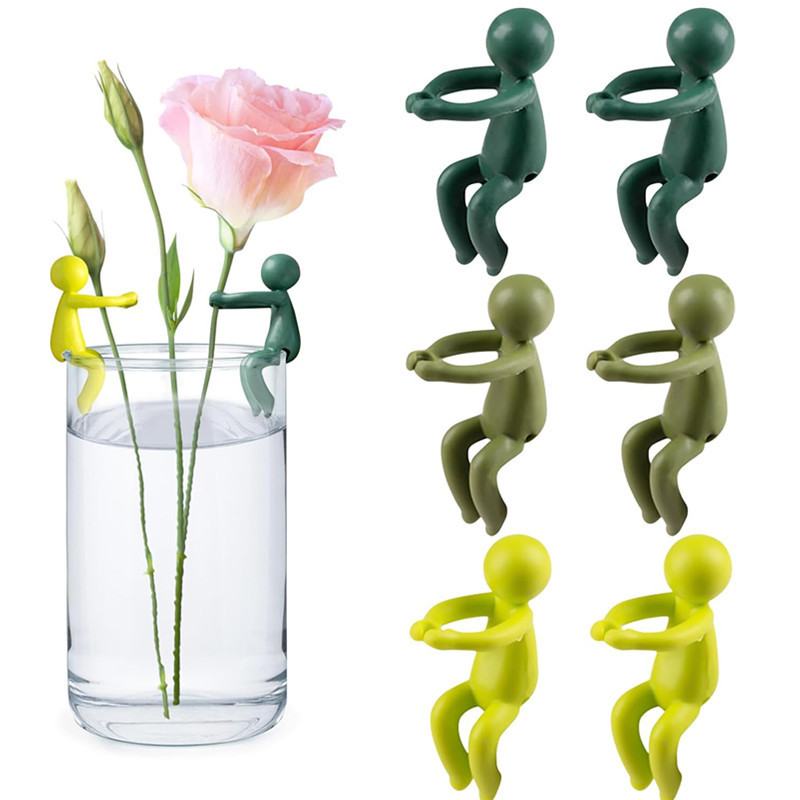 Home Office Layout - Hydroponic Plant Fixing Figurine Ornament Upright