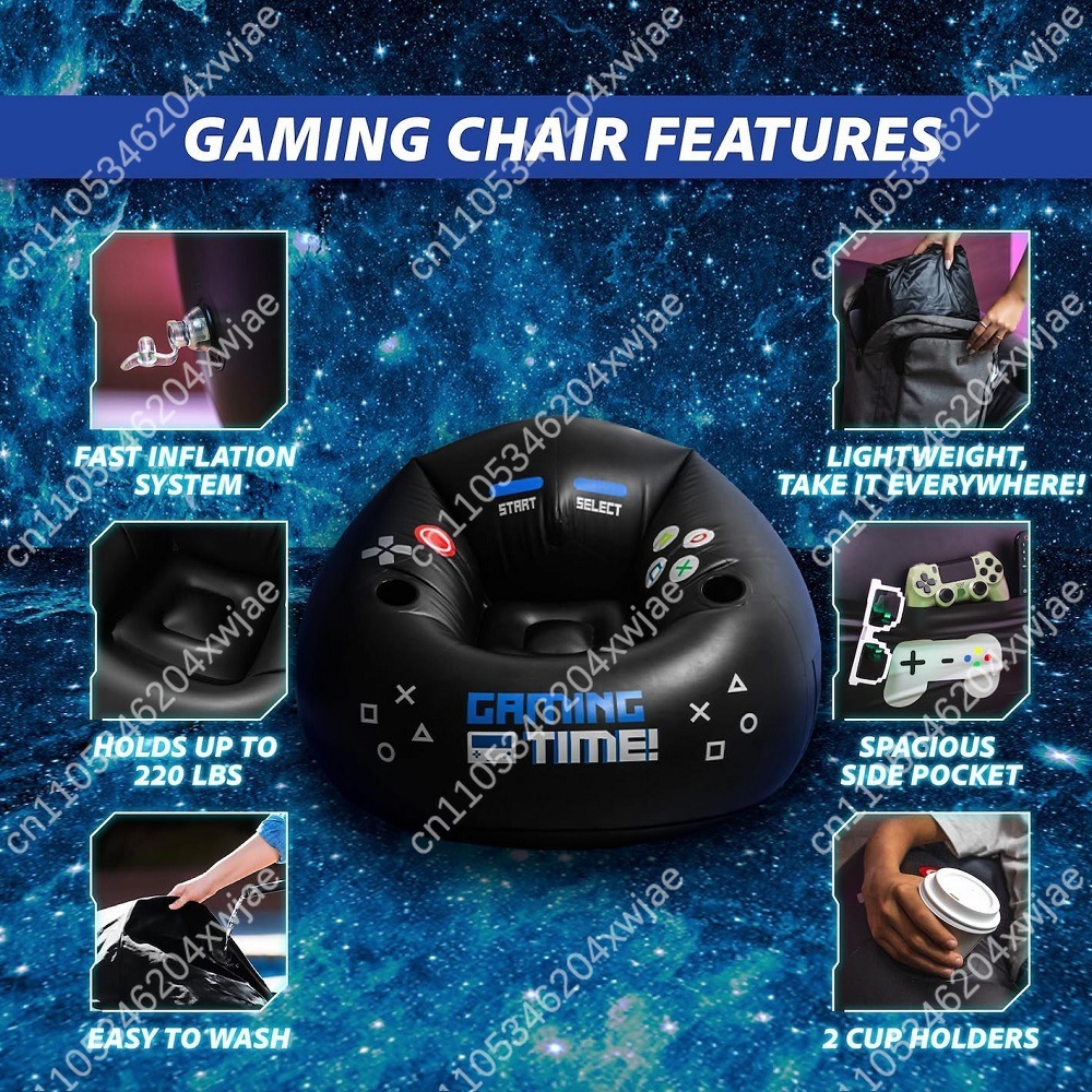 Inflatable Gaming Chair with C - Home Office With Sofa 评论和价格