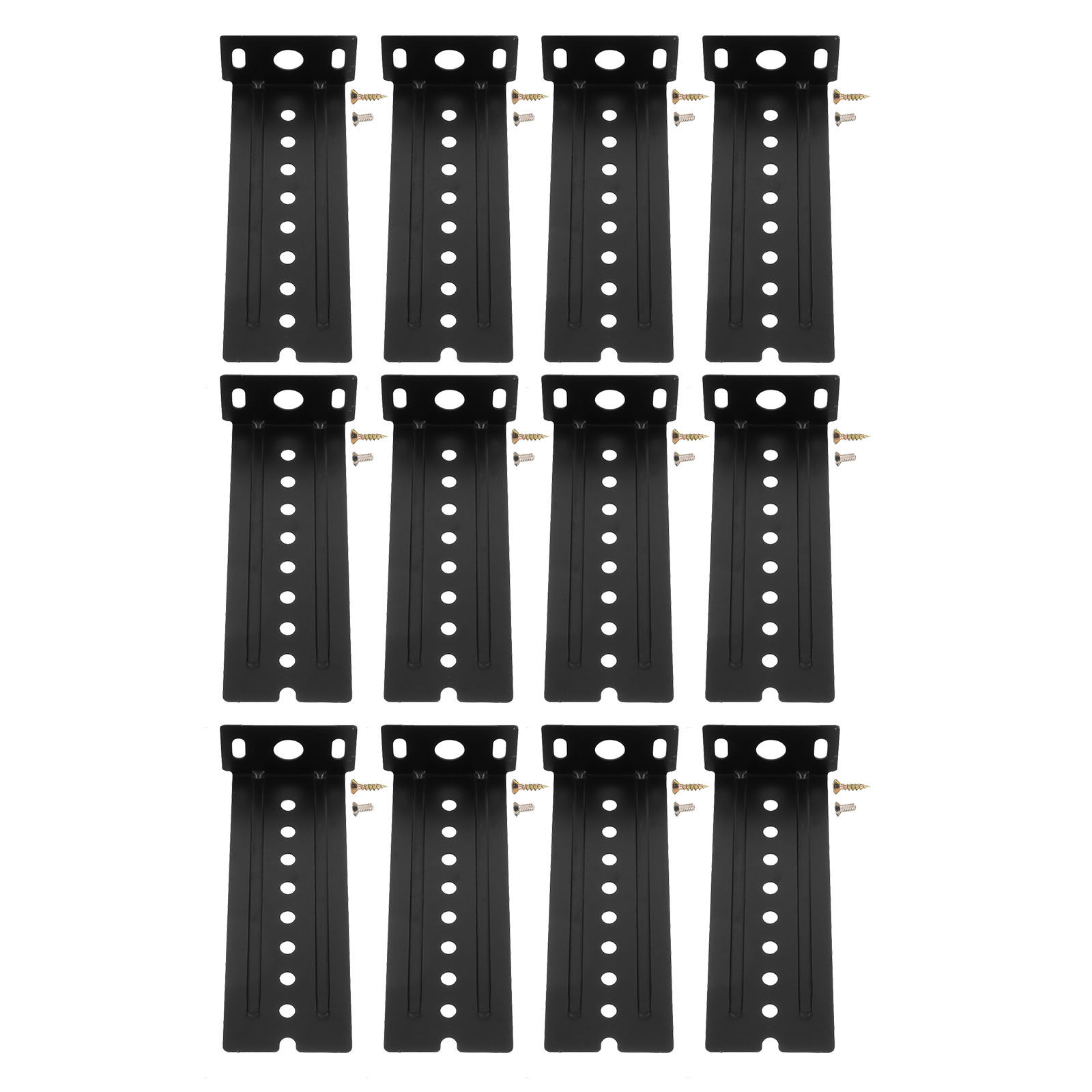 12Pcs Keyboard Slide Brackets  - Keyboard Tray Under Desk 评论和价格