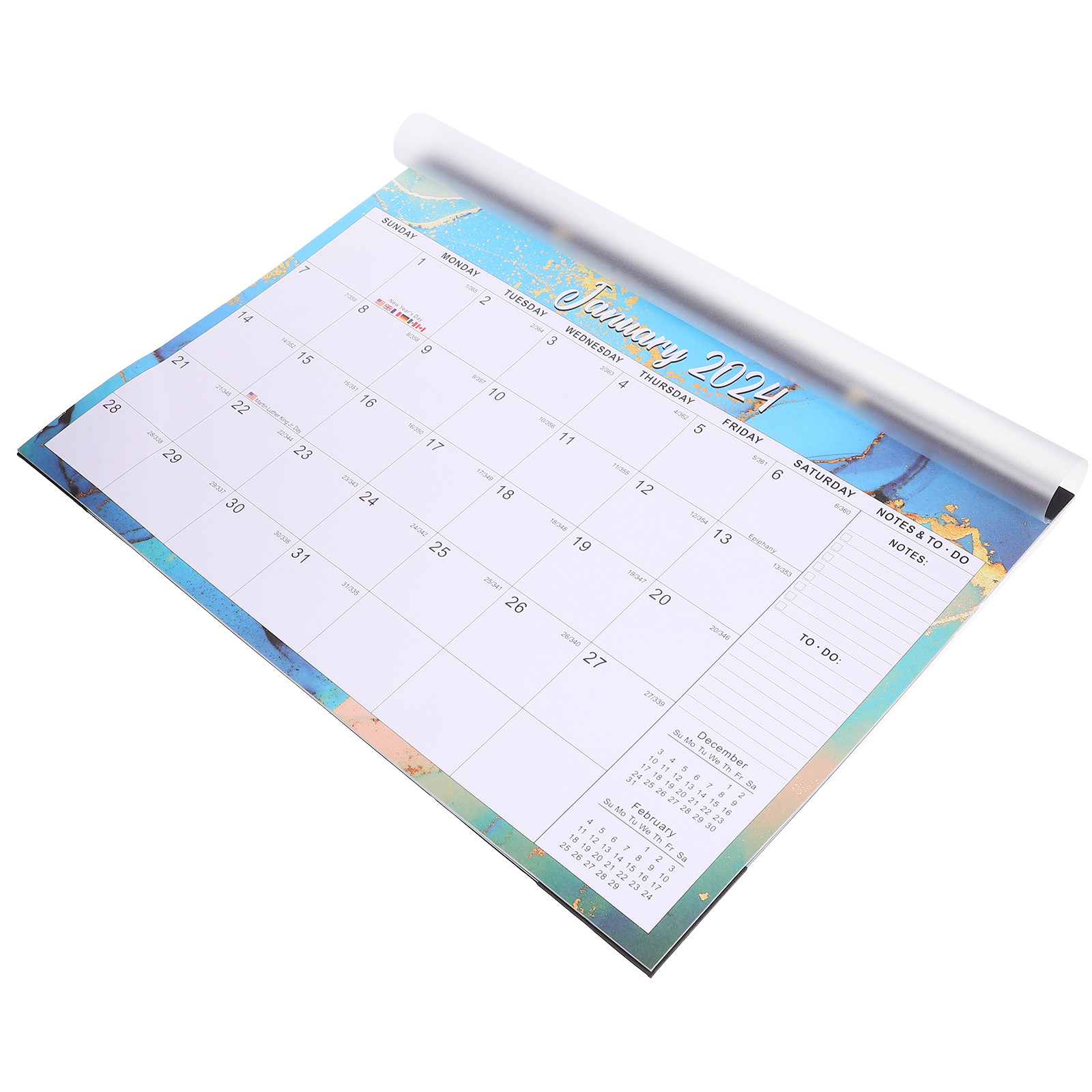 2024 English Monthly Wall Cale - English Home Office 评论和价格