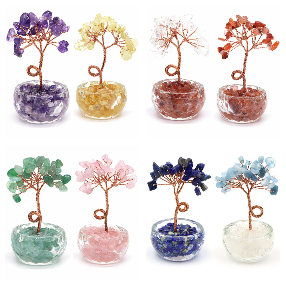 Natural Gemstone Crystal Lucky - Home Office Layout 评论和价格