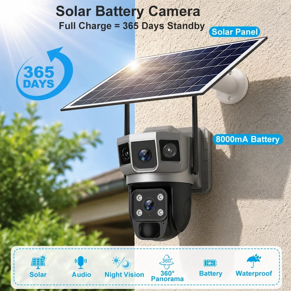V380 4K 3 Screens 4G Camera So - Home Office Zoom 评论和价格