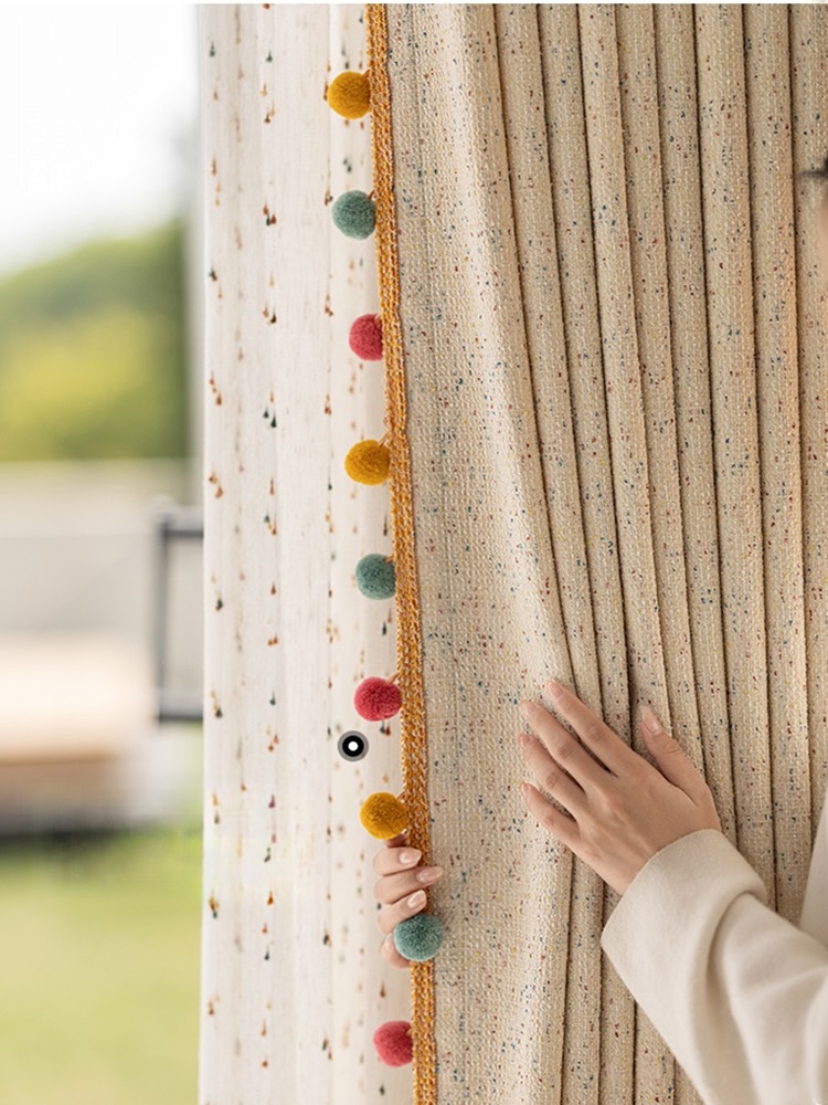Colorful Lace Bean Curtains Bo - Home Office Yoga Room 评论和价格