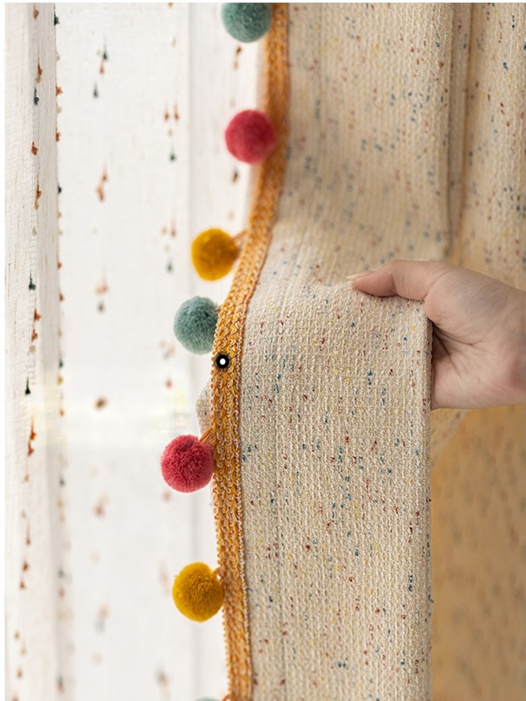 Colorful Lace Bean Curtains Bo - Home Office Yoga Room 评论和价格