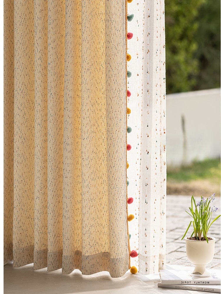 Colorful Lace Bean Curtains Bo - Home Office Yoga Room 评论和价格