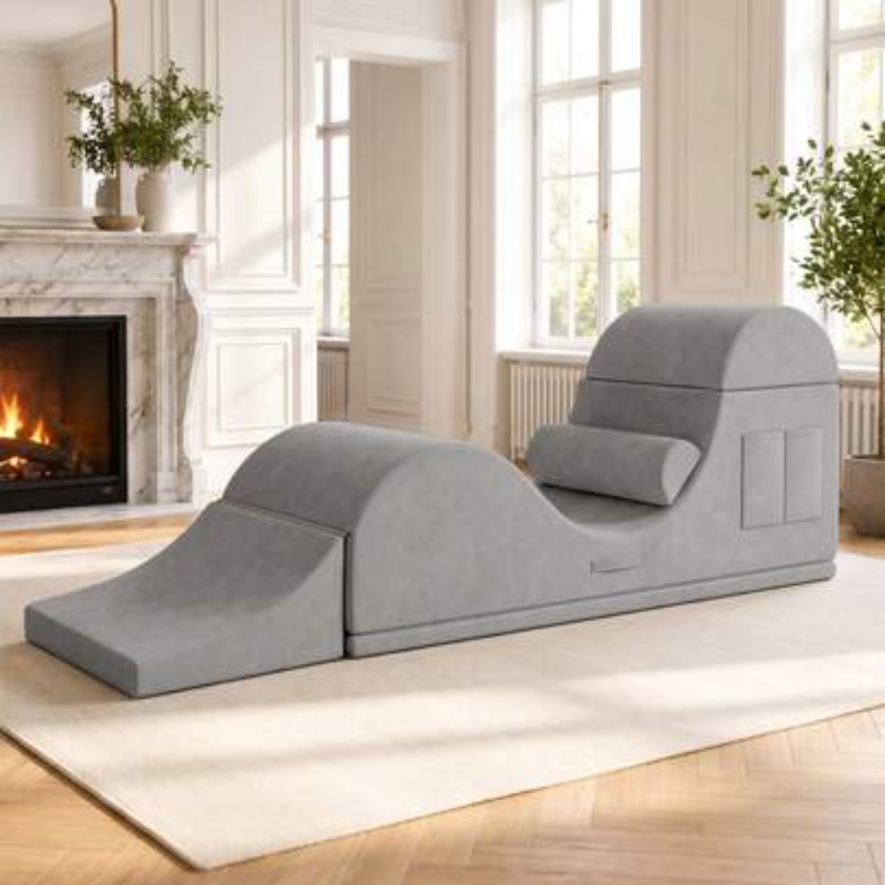 Yoga Stretch Chaise Lounge 75. - Home Office With Sofa 评论和价格