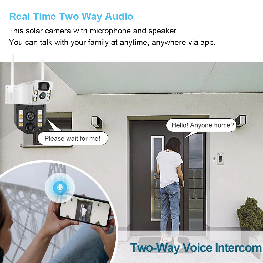 WiFi/4G Solar Camera IP CCTV S - Home Office Zoom 评论和价格