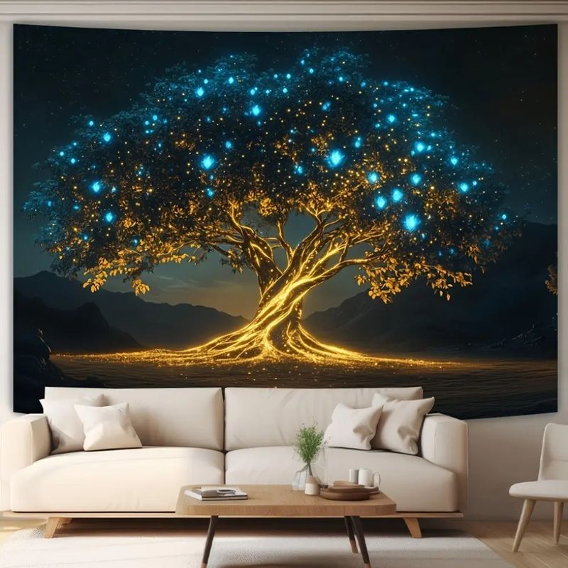 VIKAMA Luminous Tree of Life T - Home Office Yoga Room 评论和价格