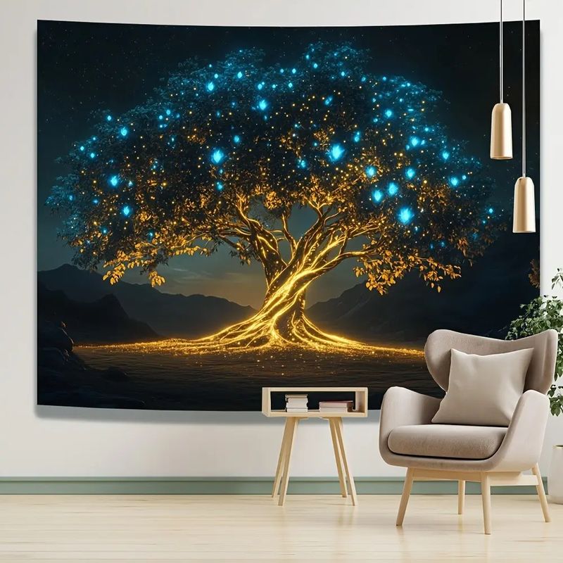 VIKAMA Luminous Tree of Life T - Home Office Yoga Room 评论和价格