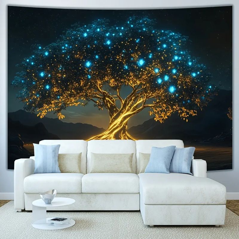 VIKAMA Luminous Tree of Life T - Home Office Yoga Room 评论和价格