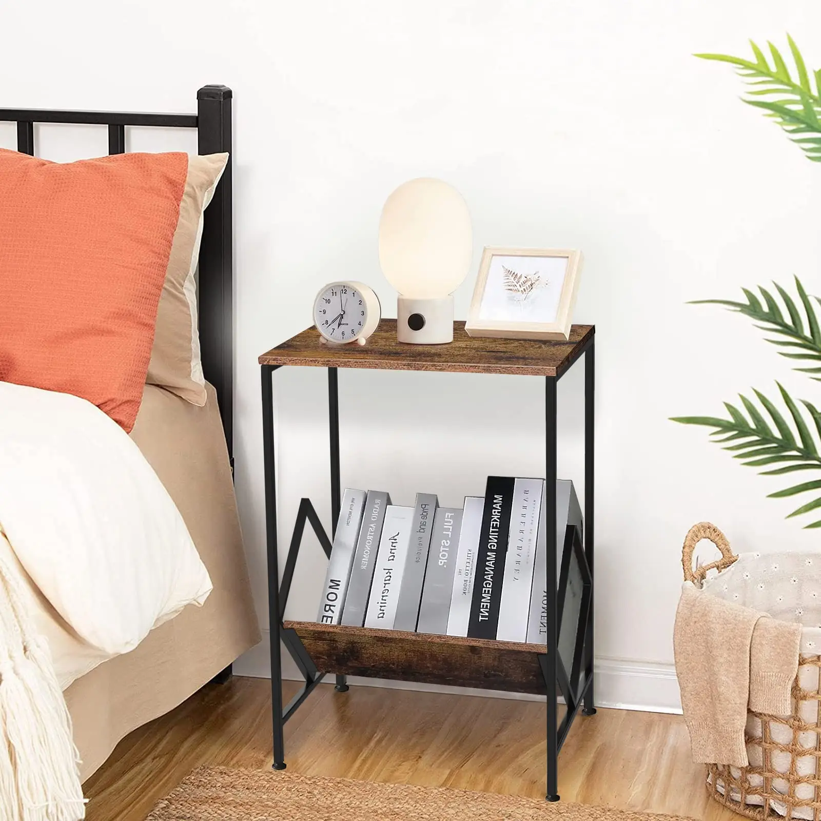 'Table Nightstand Up to 80 Alb - Home Office Amazon 评论和价格
