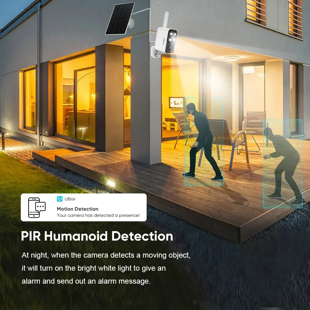 LS VISION Outdoor Solar Camera - Home Office Zoom 评论和价格