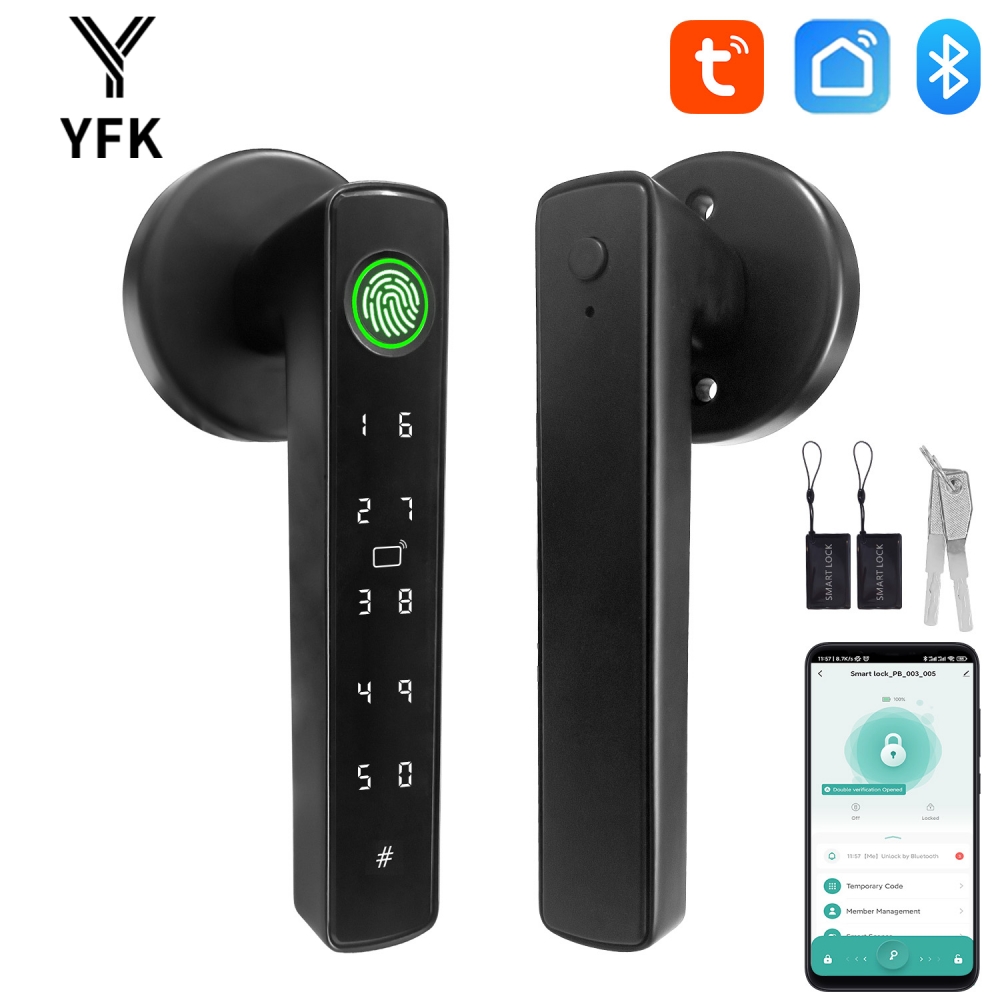 YFK Tuya 5-in-1 Smart Door Han - Home Office Immigration 评论和价格