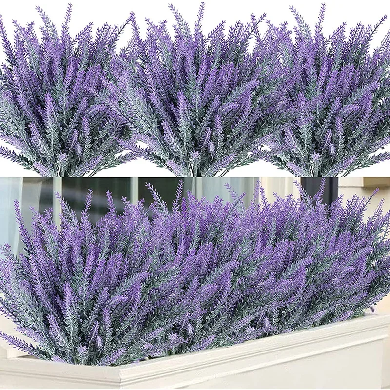 1 Bundle Purple Artificial Lav - Home Office Layout 评论和价格