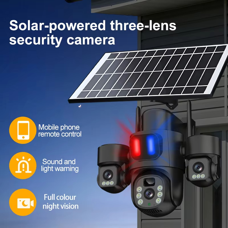 WIFI Solar PTZ Camera Outdoor  - Home Office Zoom 评论和价格