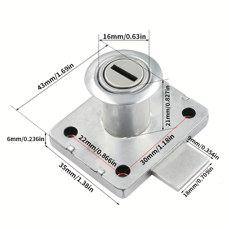 Cabinet Drawer Lock Wardrobe C - Home Office Immigration 评论和价格