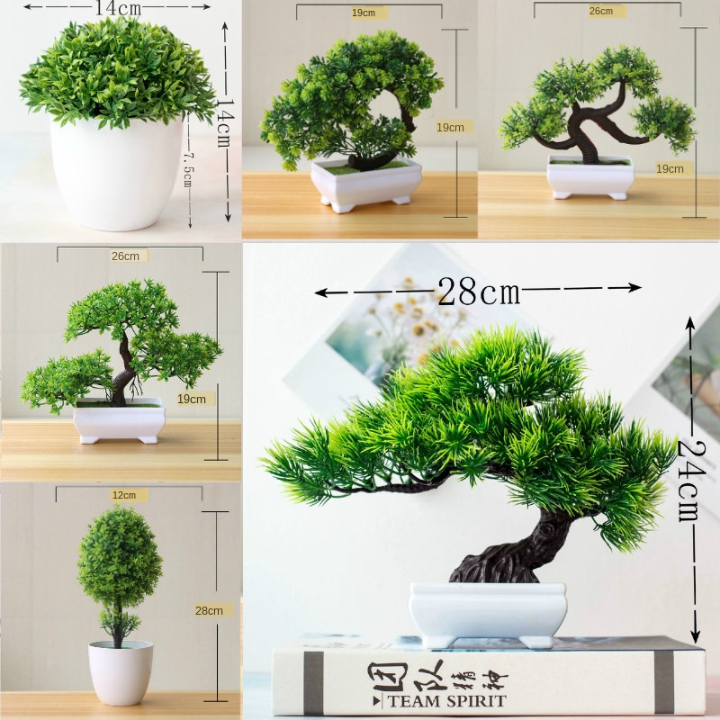 New Green Artificial Plants Bo - Home Office Layout 评论和价格