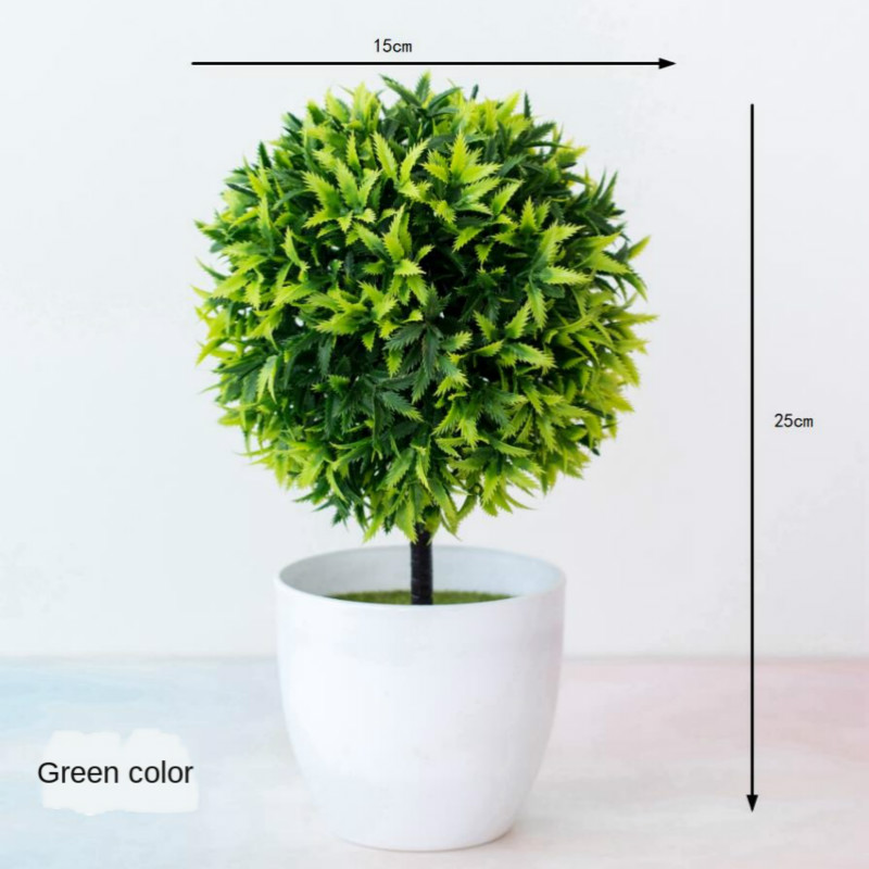 New Green Artificial Plants Bo - Home Office Layout 评论和价格